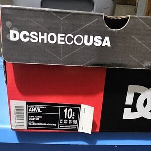 DC Shoes Anvil Black / Camo Mens 10